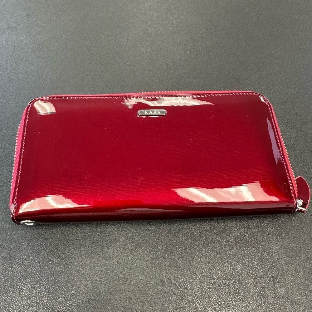 RFID Protection Wallet Rafa Red Wallet NWOT - Picture 5 of 8